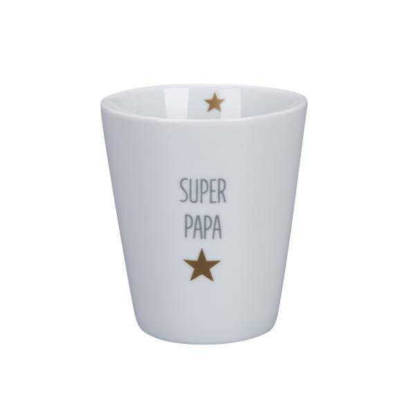 Becher Super Papa Stern